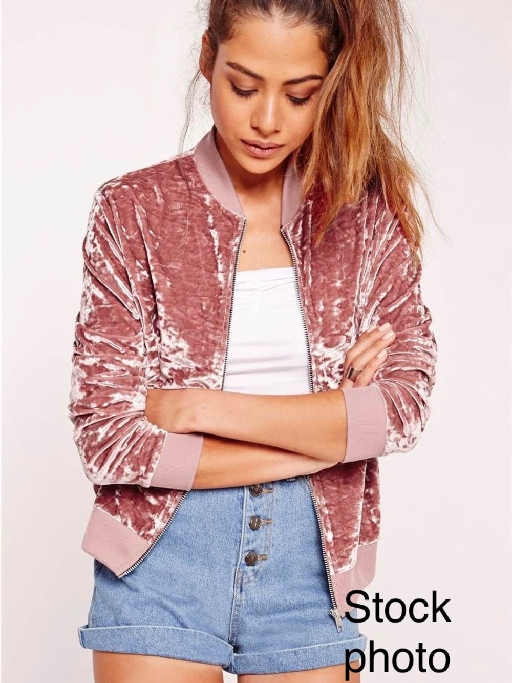 MOSSIMO CRUSHED VELVET JACKET SIZE MEDIUM